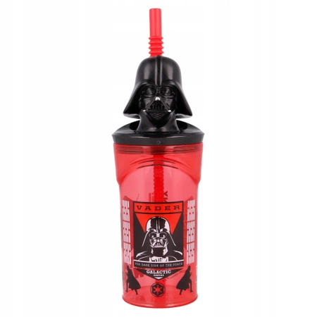 Star Wars VADER 3D bottle - bidon cup with straw for children