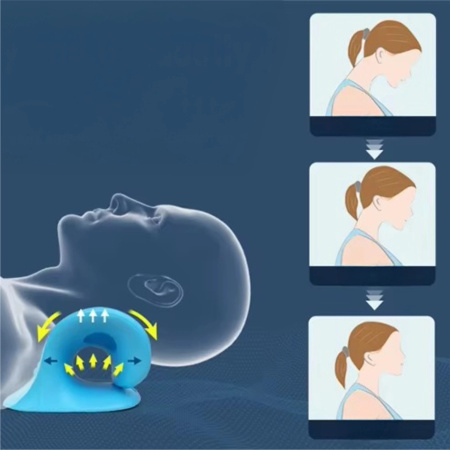 NECK PILLOW Spine Massage NECK RELAXER Relief PAIN MASSAGER EVI MEDI SERIES