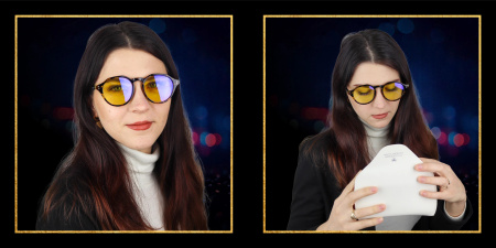 Computer Glasses Blocking 45% Blue Light ANTI BLUE LIGHT with Case