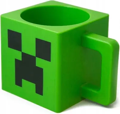 MINECRAFT Creeper 3D unbreakable mug for baby