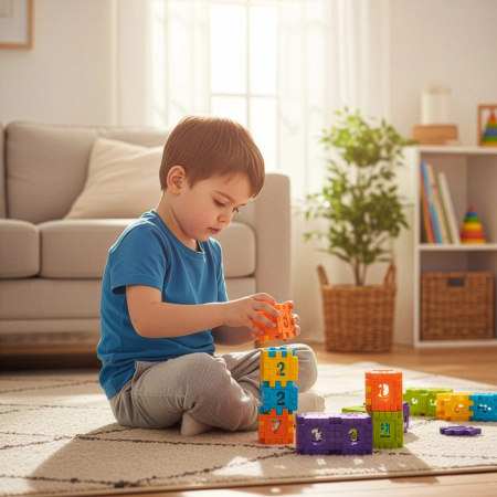 STAVEBNICE OPLATKY VZDĚLÁVACÍ KONSTRUKČNÍ PUZZLE PRO DĚTI - 500 KS