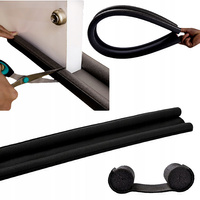 DOOR SEAL anti-extrusion acoustic foam 90 cm - BLACK