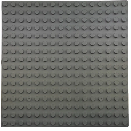 Construction board for LEGO DUPLO bricks - dark grey