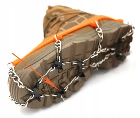 Shoe crampons - crampons, trekking chains, anti-slip spikes, size 38-45