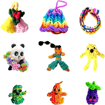 GUMKI DO ROBIENIA BRANSOLETEK MEGA ZESTAW DIY dla dziecka XXL 6800 PREZENT