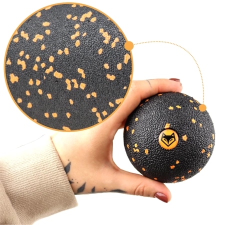 MÍČ pro REHABILITAČNÍ MASÁŽ ROLLER Válec 8 cm LACROSSE CROSSFIT + EBOOK