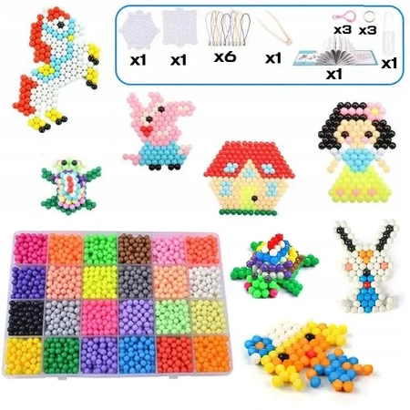 Koraliki wodne EVI KIDS MAGIC BEADS zestaw ponad 3800 sztuk