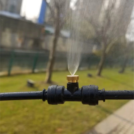 GARDEN SPRINKLER WATER CURTAIN MIST IRRIGATION SYSTEM 10M BRASS NOZZLES