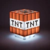 MINECRAFT TNT 3D lampa - LED lampa se zvukem