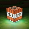 MINECRAFT TNT 3D lampa - LED lampa se zvukem