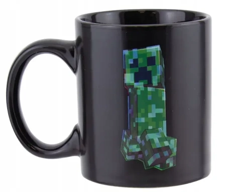 Keramický termoaktivní hrnek MINECRAFT s motivem Creeper BOOM