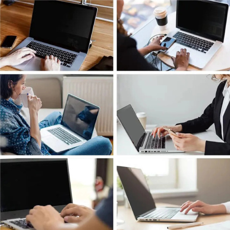 Filtr ochrany soukromí na monitor - ochrana dat GDPR - 15,6 palce, rozměry 344,7x194 mm