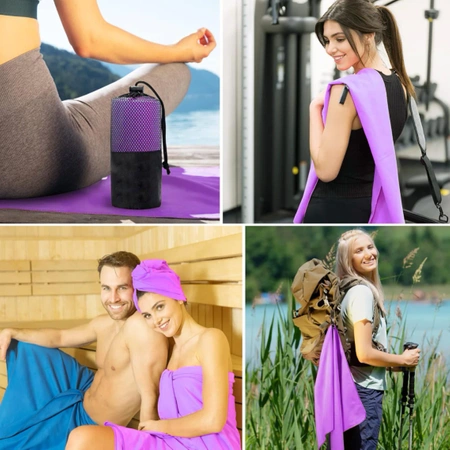 Microfiber Quick-Drying Soft Towel Gym Beach Pool 130x75 cm