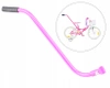 Baby bike guide, handle, bike pusher, stick - pink