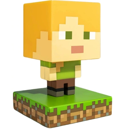 Lampka nocna MINECRAFT ALEX 3D ICON - lampa LED