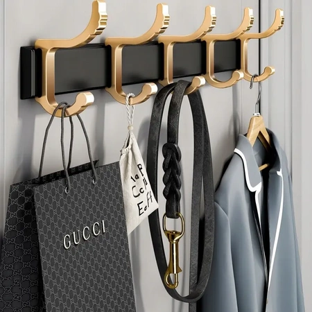 EVI HOME Premium LOFT bathroom hanger with handles, towel hooks