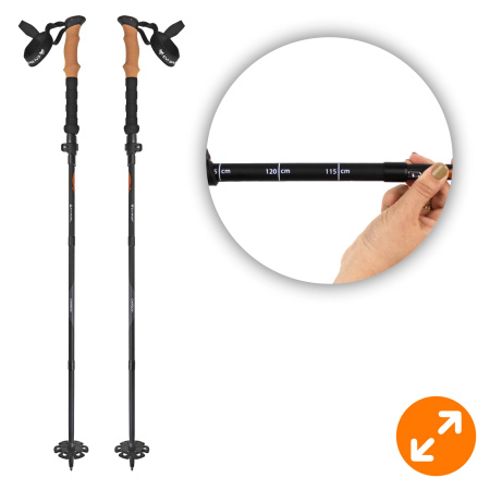 KIJE TREKKINGOWE do Chodzenia Kijki NORDIC WALKING CARBON Włókno Węglowe | KARBONOWE