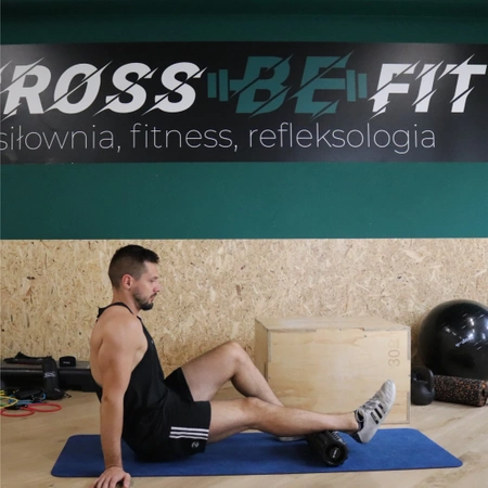 ROLLER VALCOVÝ masážní VALCOVÝ s HROTY FITNESS CROSSFIT + E-BOOK