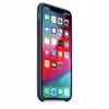 Oryginalne etui APPLE iPhone XS MAX Silikonowe - Granatowe (Midnight Blue) - MRWG2ZM/A