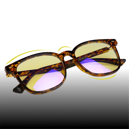 Computer Glasses Blocking 45% Blue Light, Anti-Blue Light, Black Case