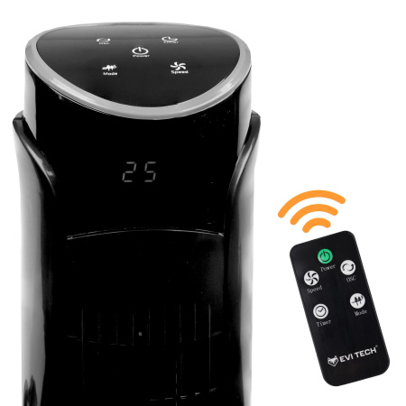 Wentylator kolumnowy EVI BreezeTower32" Wiatrak Stojący Podłogowy JONIZACJA