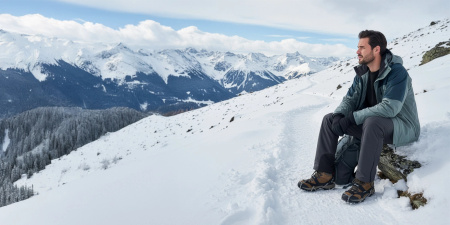PROTISKLUZOVÉ TURISTICKÉ NÁVLEKY NA OBUV ŘETĚZY HROTY TREKINGOVÉ POUZDRO - 41-43 CRAMPONS PRO+