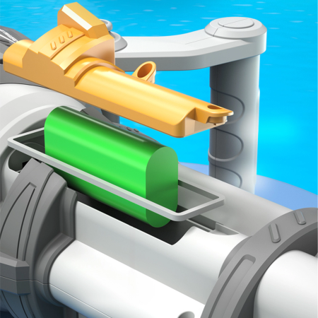 Large Electric Water Gun Rifle Automatic Toy GATLING for Kids | EVI