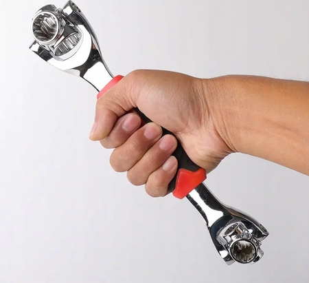 Universal socket spanner 8-19 mm rotary power spanner for the do-it-yourselfer