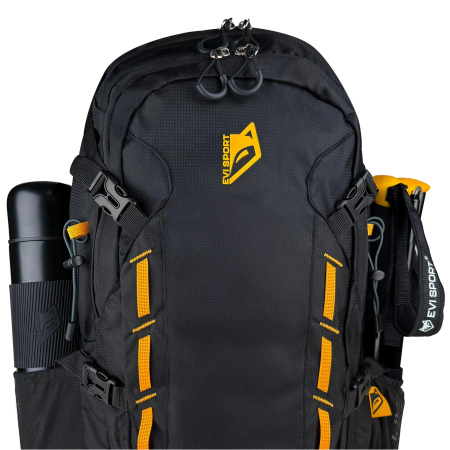 TOURIST BACKPACK TREKKING MOUNTAIN 40L MENS WOMENS STRONG FOR HIKING BLACK