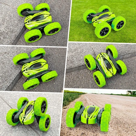 RC auto na dálkové ovládání EVI STUNT, akrobatické auto - zelené