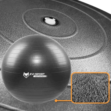 Rehabilitační míč gymnastický pro cvičení FITNESS POSILOVNA 65 cm + E-BOOK