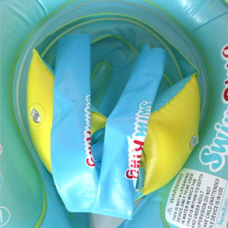 INFLATABLE SWIMMING RING Boat for CHILDREN Seat Ring WITH CANOPY + Pump