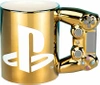 PLAYSTATION PAD PS4 PS5 controller ceramic mug - gold