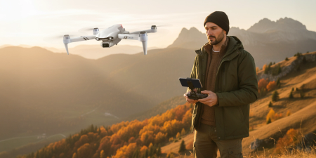 DRONE FlyPro10 2 CAMERAS BRUSHLESS MOTORS HOVER WIFI 3x20min 2KM TOY