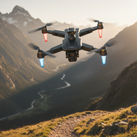 DRONE FlyPro14 2 CAMERAS OBSTACLE RADAR BRUSHLESS MOTORS 75min TOY