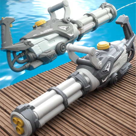 Large Electric Water Gun Rifle Automatic Toy GATLING for Kids | EVI