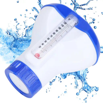 DISPENSER WITH THERMOMETER Floating Buoy for Pool Chlorine Tablets CHLOR 20G