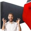 Protective wall bumper, garage mat, parking area 40x20x1.5 cm