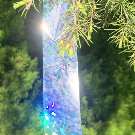 ODSTRASZACZ PTAKÓW taśma odblaskowa 50m odstraszająca ptaki gołębie kruki