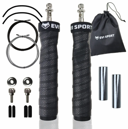 CROSSFIT BOXING SKIPPING ROPE ADJUSTABLE WITH BEARINGS AND WEIGHT DURABLE