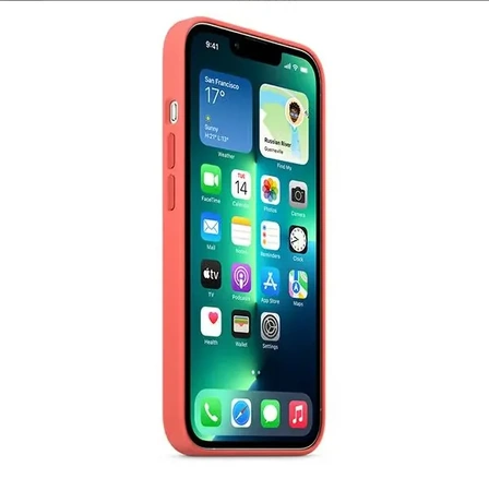 Oryginalne etui APPLE iPhone 13 Pro Max Silikonowe - Różowe pomelo (Pink Pomelo) - MM2N3ZM/A