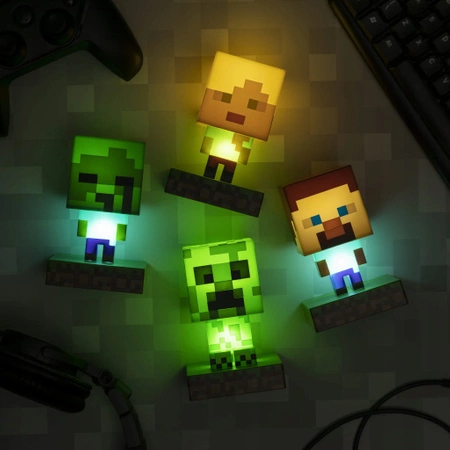 MINECRAFT ALEX 3D ICON noční lampa - LED lampa