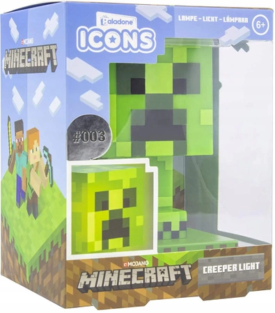 MINECRAFT CREEPER 3D ICON noční lampa - LED lampa
