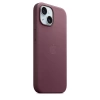 Original APPLE case durable cover for iPhone 15 FINEWOVEN MT3E3ZM ruby