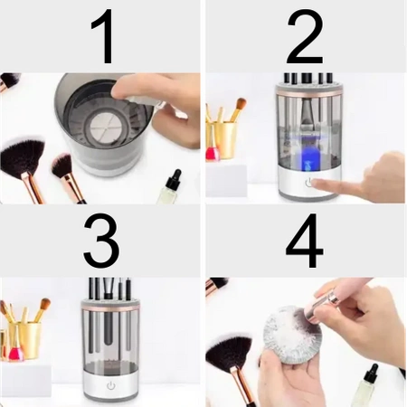 Electric Device for Cleaning Cosmetic Brushes, USB