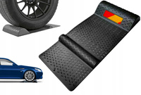 Parking assistant, garage stop, bumper, wedge, overrun, stopwatch