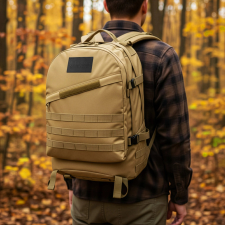 MILITARY TACTICAL BACKPACK TOURIST SPORT TREKKING FOR MOUNTAINS - BEIGE