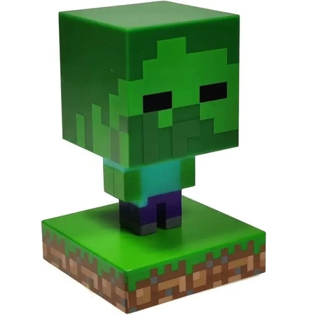 MINECRAFT ZOMBIE 3D ICON noční lampa - LED lampa