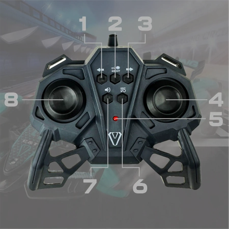 Dálkově ovládané VELKÉ DRIFTOVÉ AUTÍČKO ovládané dálkovým ovladačem HANDS-FREE