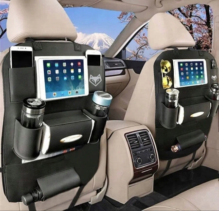 Car seat organiser, seat protection cover Eco-leather